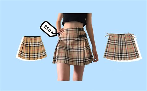 burberry dupe skirt|Burberry Skirt .